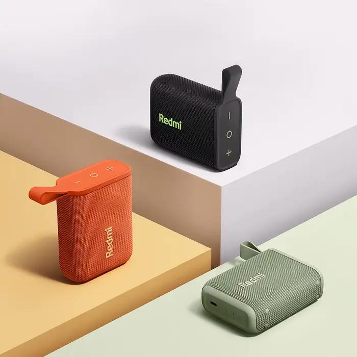 Enceinte Bluetooth portable Redmi pour extérieur, étanche IP67, son stéréo puissant, Bluetooth 5.3, double appairage TWS, connectivité RVB, colorée -CN