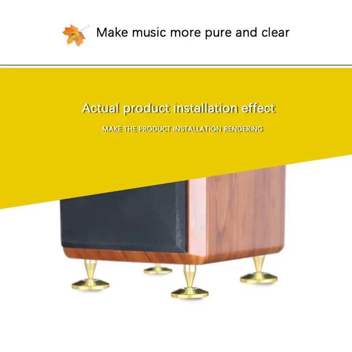 Pointes de haut-parleur pour pieds Hi-Fi
