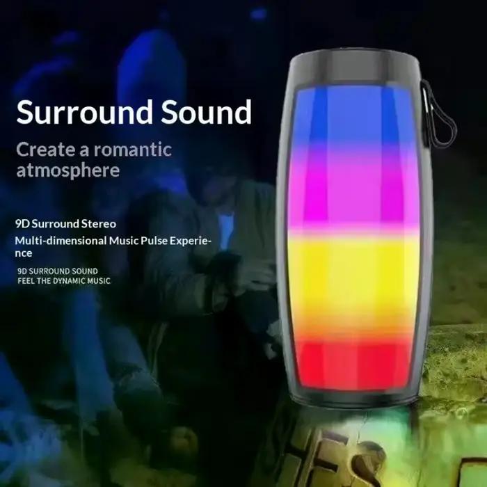 Haut-parleur Bluetooth sans fil portable - Subwoofer à basses profondes et volume élevé pour les aventures en plein air et l'utilisation à domicile