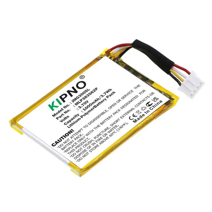 KIPNO 3.7V 1000mAh batterie de remplacement pour haut-parleur MLP383562P pour JBL Go 3 + outil