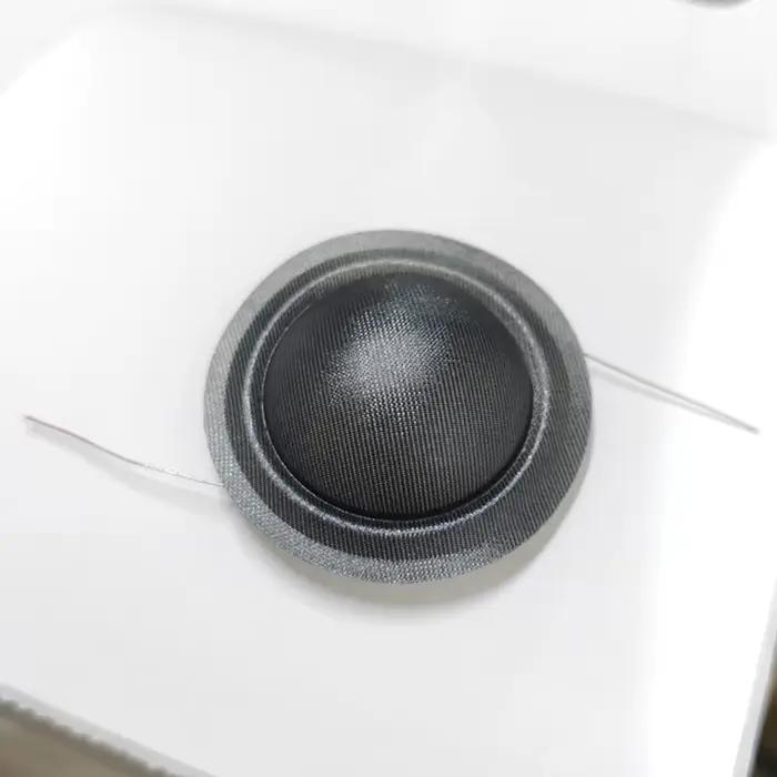 2 pièces de diaphragmes en soie de 25,5 mm pour haut-parleurs DynAudio, accessoires de réparation de membrane de remplacement pour aigus