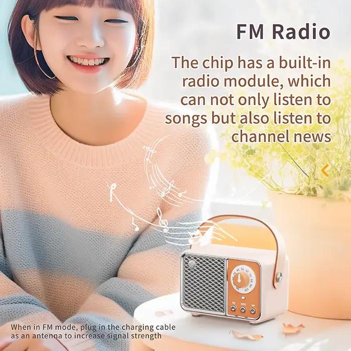 Caixa De Som haut-parleur Bluetooth boîte De son Portable musique Radio sans fil FM Mini Bocina Mp3 colonne colonne Blootooth déflecteur Audio