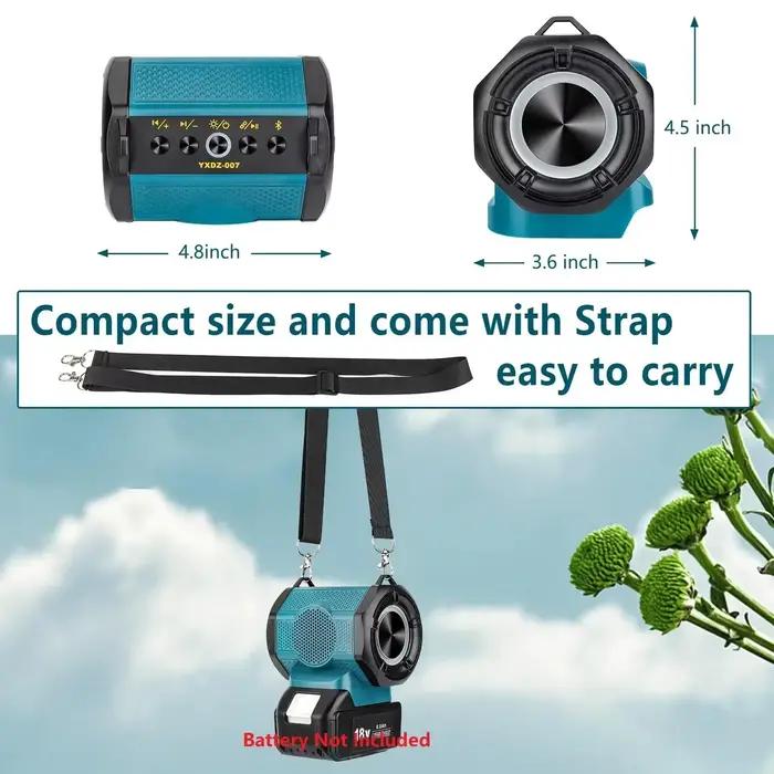 Stéréo Bluetooth portable pour piles Bosch 18 V