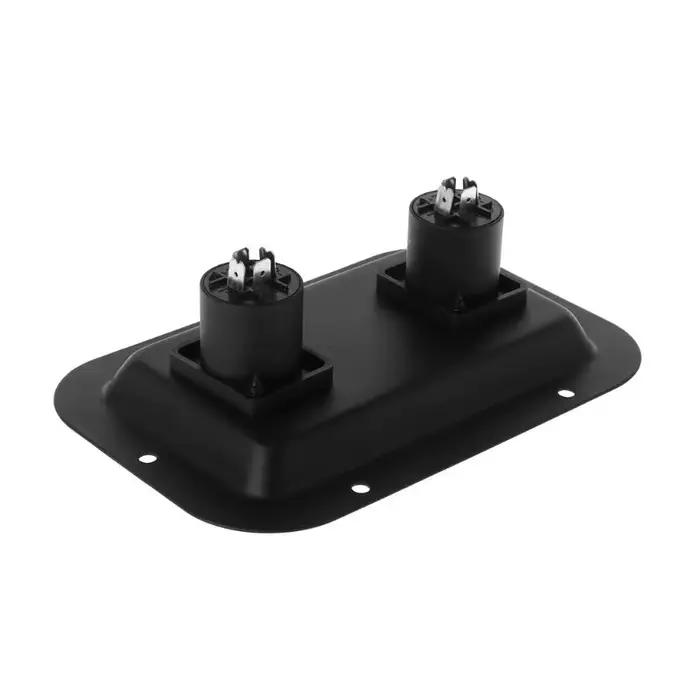 Plaque prise haut-parleur plaques haut-parleur double
