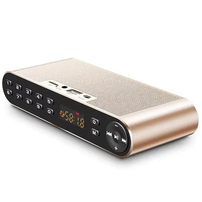 Haut-parleur Bluetooth haut-parleurs portables Usb avec canon Radio Fm sabre en acier russe Microphone sans fil