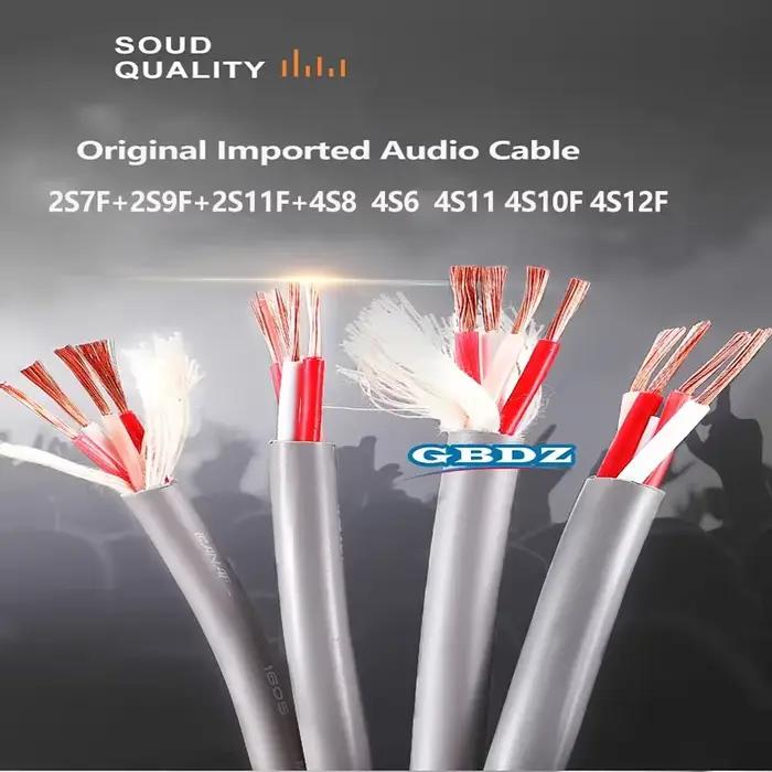 Haut-parleur Audio câble 4 cœurs 4S8 4S6 4S11 2S11F 2S7F +