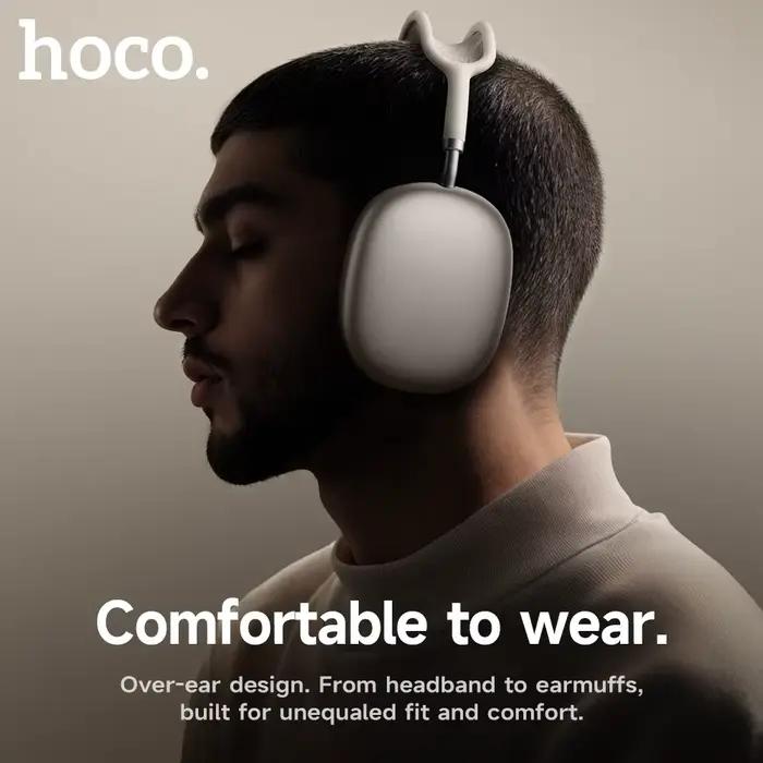HOCO W65 Plus ANC réduction du bruit Bluetooth casque sur l'oreille sans fil grand écouteur Hifi sons Sport casques avec bouton