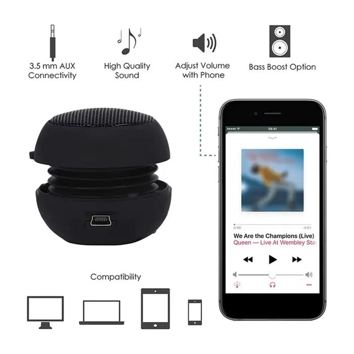 3.5mm Aux Mini haut-parleur Portable voyage