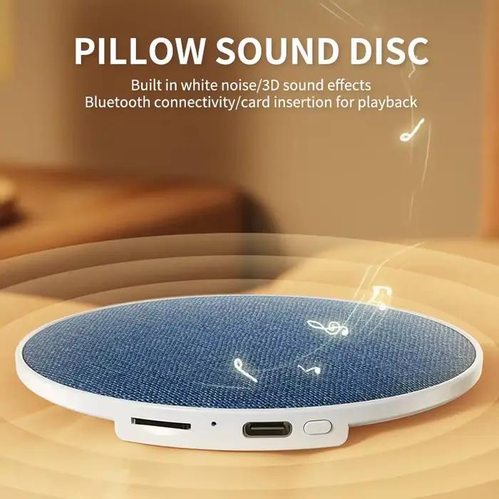 Haut-parleur de sommeil sous oreiller ultra-mince HiFi à conduction osseuse avec réduction du bruit