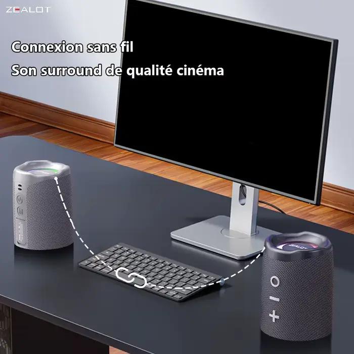 ZEALOT M5 Enceinte Bluetooth magnétique