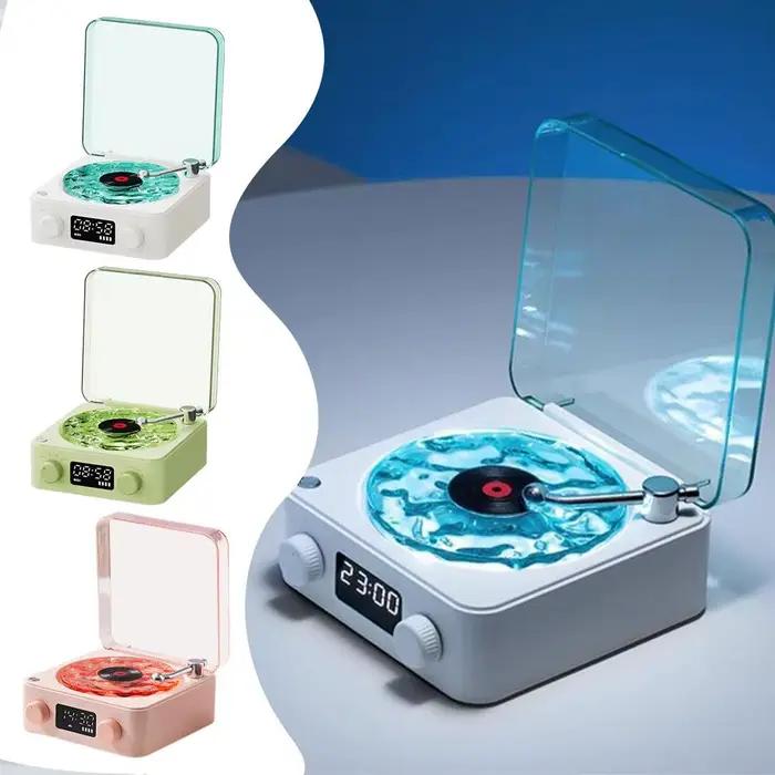 Lecteur de disque vinyle sans fil rétro aide au sommeil haut-parleurs centre de musique bruit blanc W Bluetooth lumière son haut-parleur Surroun M9H9