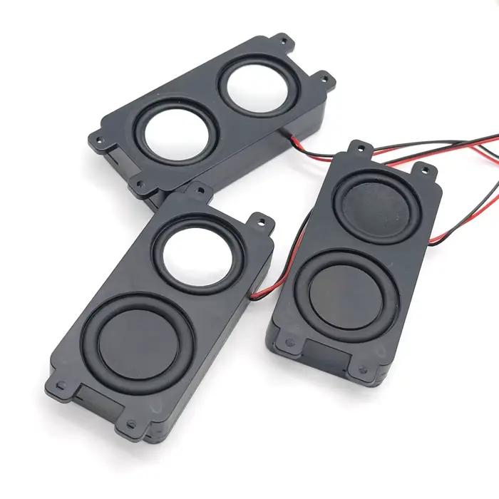 Hautréusaudio portables à double diaphragme, haut-parleur TV LED, basses d'ordinateur, 4 ohms, 6W, 3W, 8423 bricolage pour cinéma maison