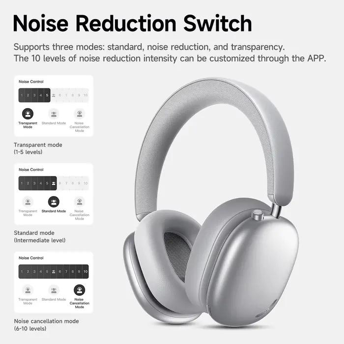 HOCO W35 Max casque de musique HiFi sans fil 42mm bobine haut-parleur couleur bonbon Bluetooth 5.3 Sport écouteur Suppor