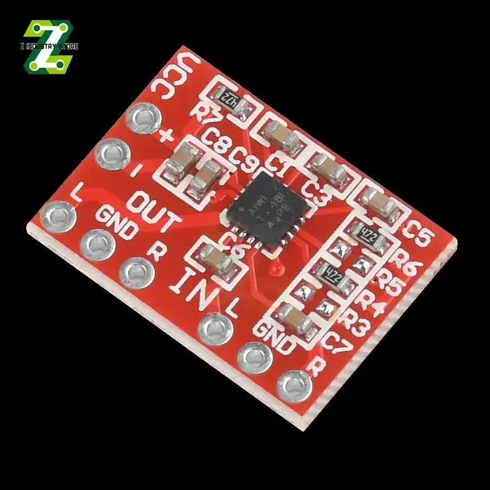 Carte d'amplification stéréo pour casque TPA6132, 2.3-5.5V, 25mW, préamplificateur à gain réglable, module facile à installer pour haut-parleurs audio DIY