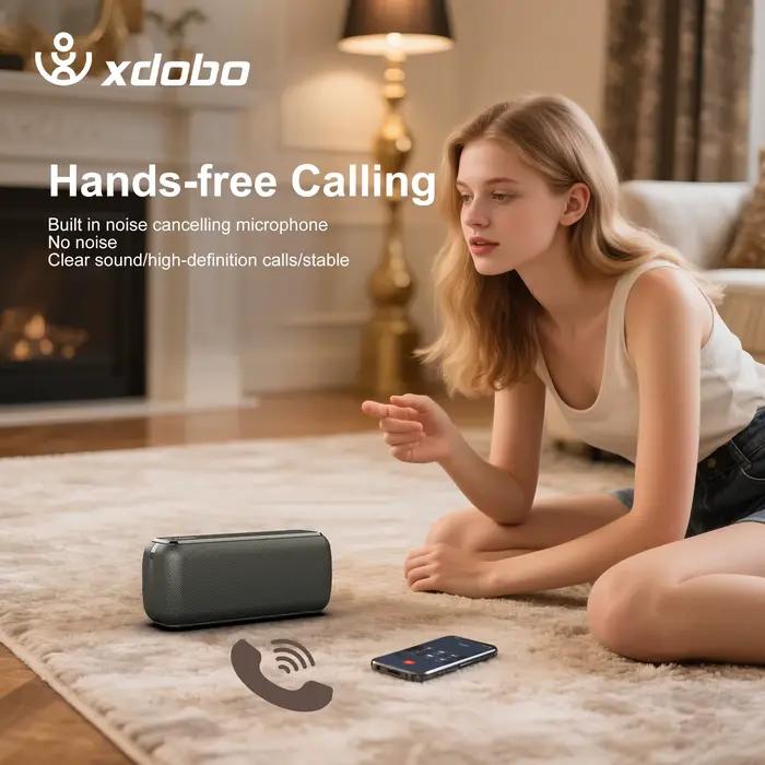XDOBO X8 60W haut-parleurs extérieurs portables Bluetooth sans fil basse caisson de basses étanche 6600mAh fonction TWS Support TF/AUX