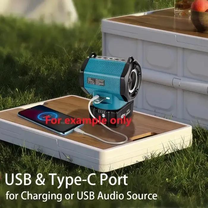 Stéréo Bluetooth portable pour piles Bosch 18 V
