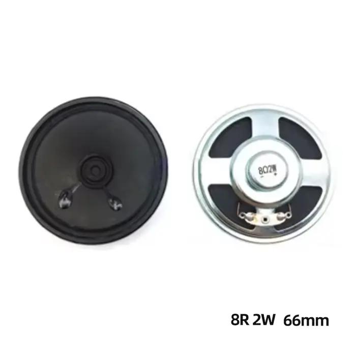 2 pièces Mini haut-parleur Ultra-mince 8 Ohms 2 watts 8R 2W diamètre 20mm 40mm 50mm 66mm 77mm
