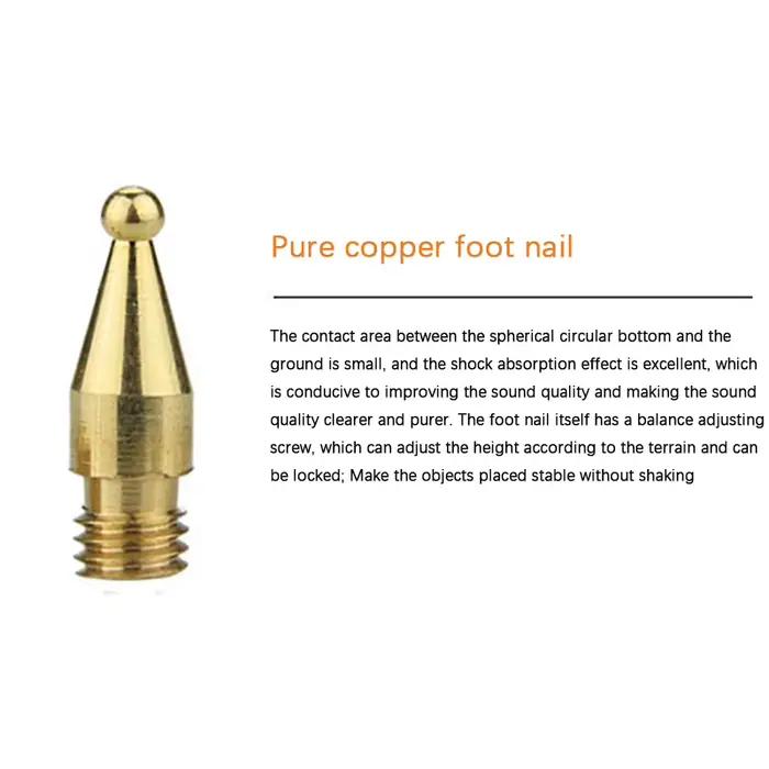 Pointes de haut-parleur pour pieds Hi-Fi