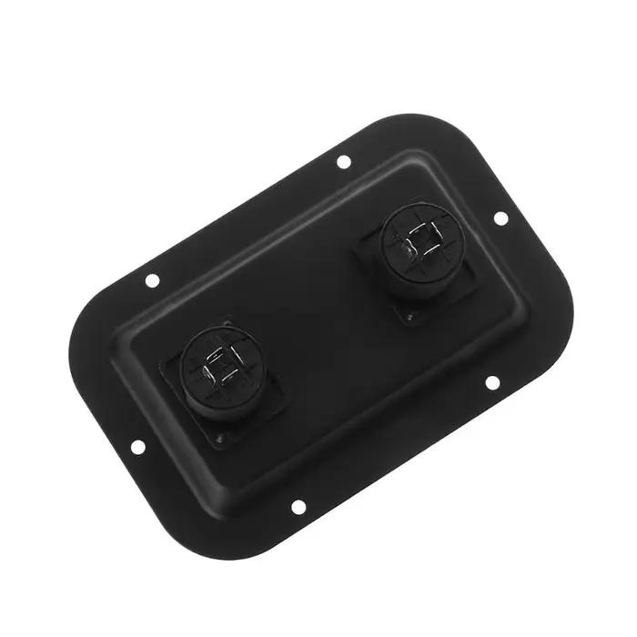 Plaque prise haut-parleur plaques haut-parleur double