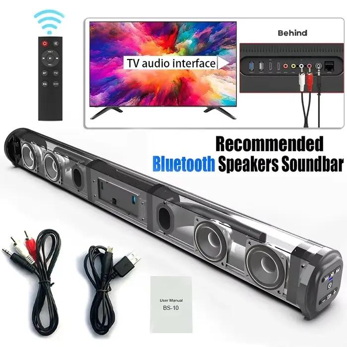 Barre de Son Bluetooth Blaster Pour Maison Cinéma Musique Haute Qualité Sonore Portée Longue Occasions Spéciales