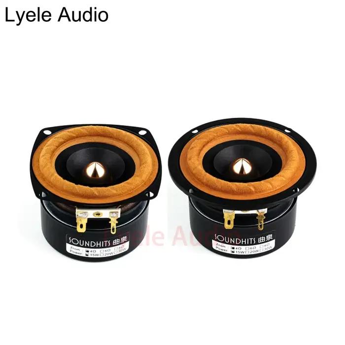 Lyele Audio-Hautréusà gamme complète, 3 ", HiFi, Home cinéma, Haut-parleur Bluetooth pour ordinateur, DIY High School Bass