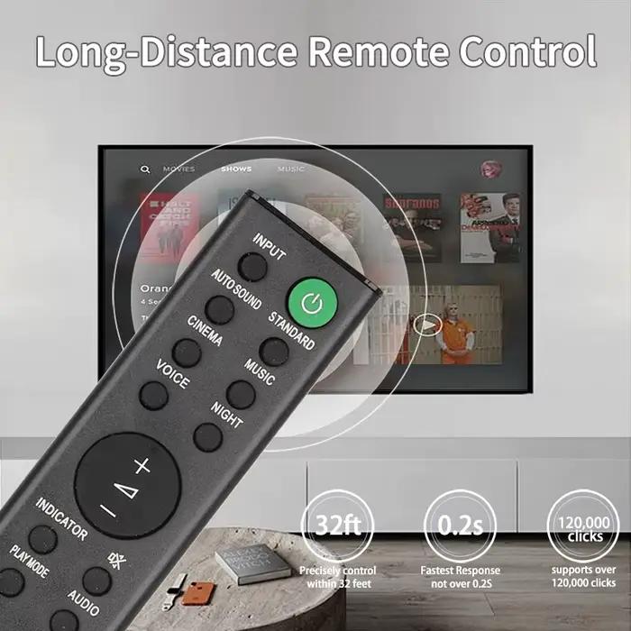Pour RMT-AH411U Sony-Soundbar-Télécommande-Remplacement