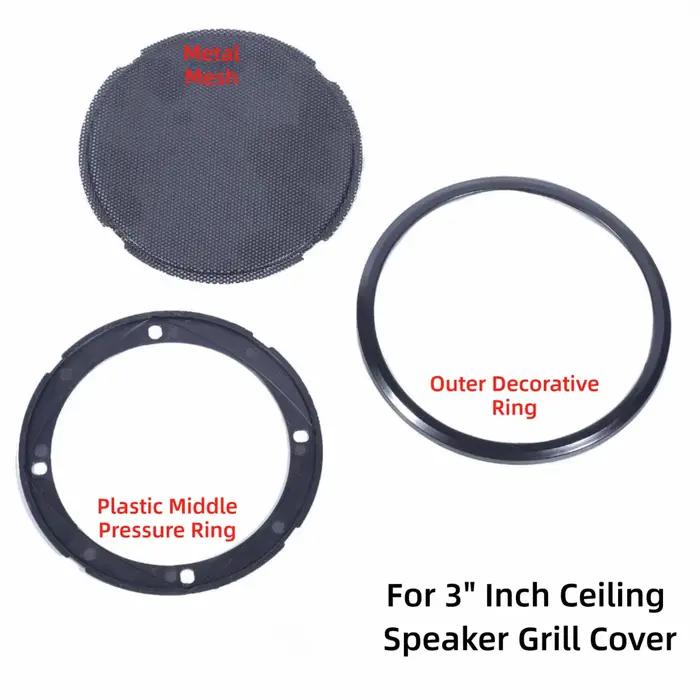 Grilles de protection pour haut-parleurs 3 pouces