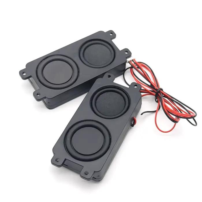 Hautréusaudio portables à double diaphragme, haut-parleur TV LED, basses d'ordinateur, 4 ohms, 6W, 3W, 8423 bricolage pour cinéma maison