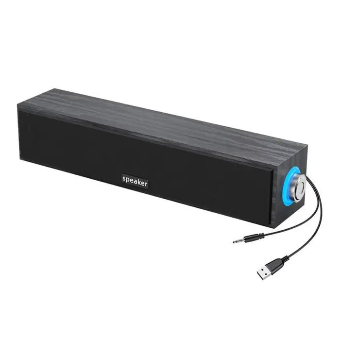 Haut-parleur portable USB filaire Bluetooth en bois pour musique et KTV occasions spéciales