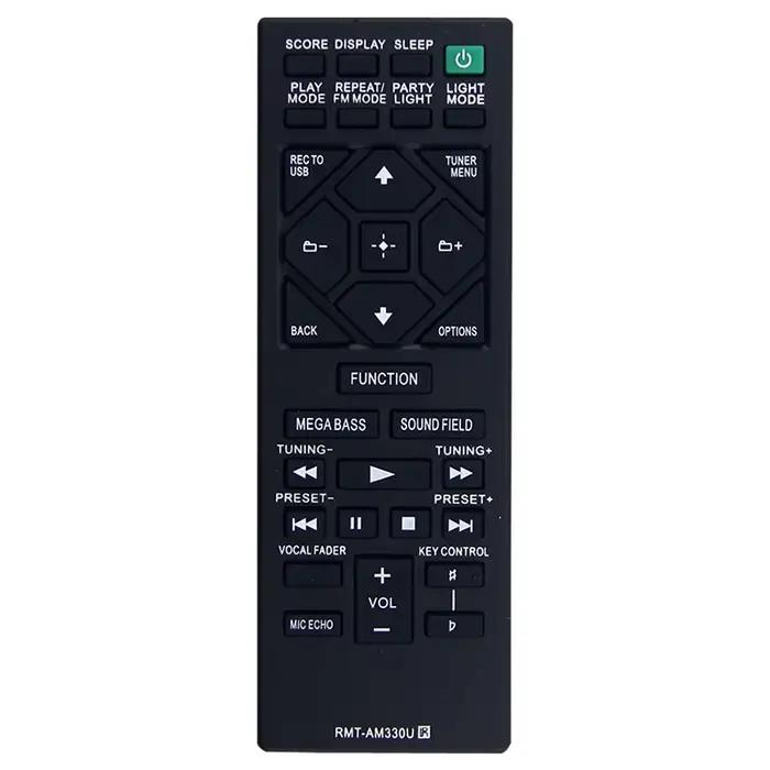 Compatible avec Sony Audio MHC-V50 MHC-M20 MHC-V21 MHC-V77W MHC-V71 télécommande RMT-AM330U pièces de rechange