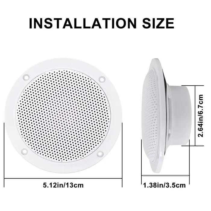 Herdio 4 ''160W 2 pièces haut-parleur marin de plafond étanche
