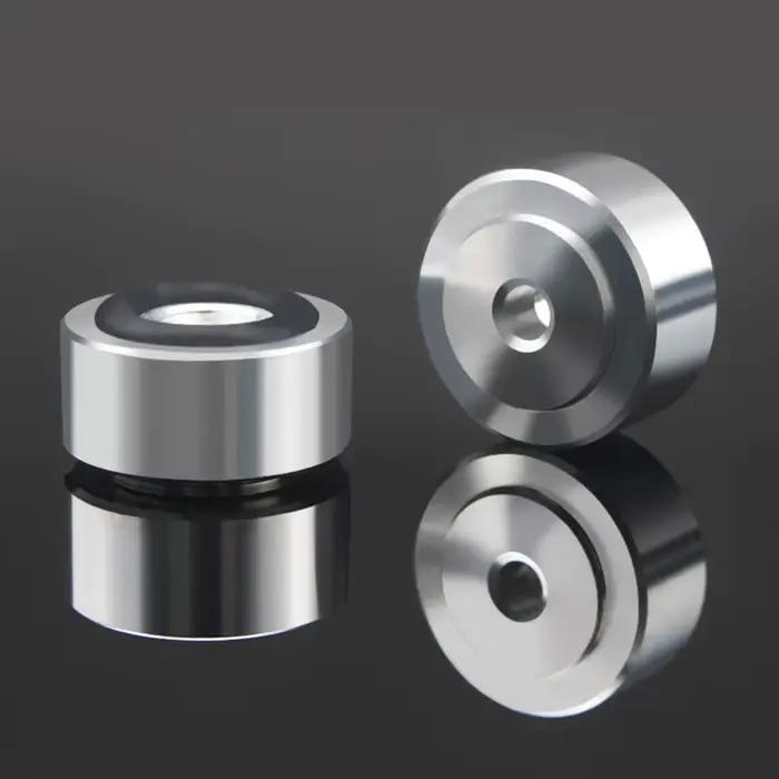 Pieds de support pour haut-parleurs HIFI en alliage d'aluminium avec isolation et fixation anti-dérapante pour une meilleure expérience audio et protection des appareils occasions spéciales