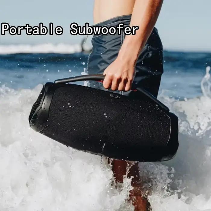 Enceinte Bluetooth BOOMS BOX3 3ème génération Haut-parleur Portable avec Subwoofer Son Surround 3D Stéréo Occasions Spéciales Usage Extérieur Intérieur