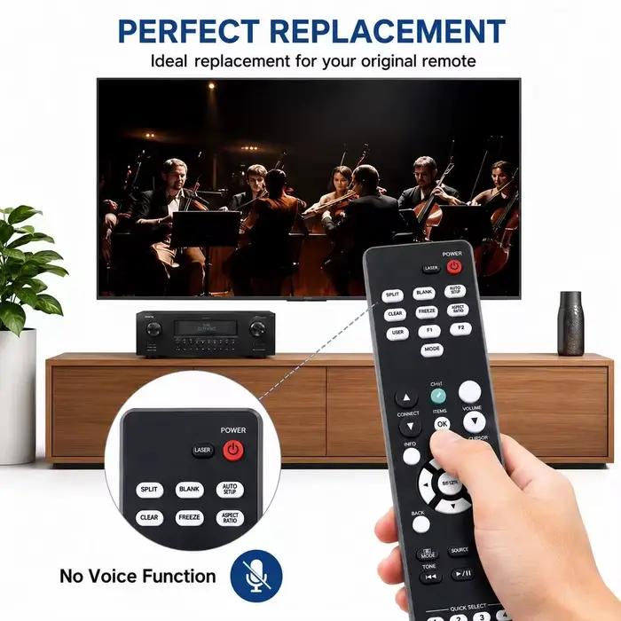 Nouvelle télécommande RC-1216 pour système audio amplificateur récepteur AV Denon AVR-S510BT AVR-S540BT AVR-S530BT