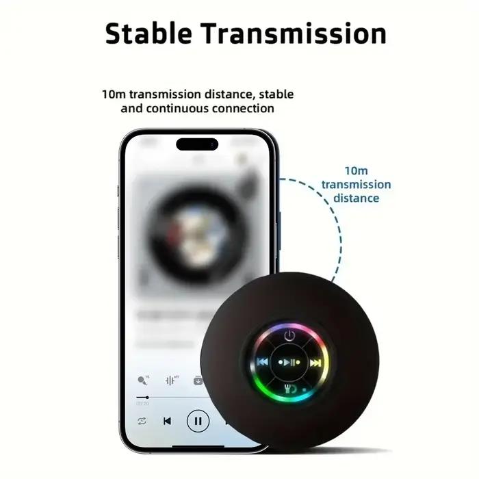 Mini haut-parleur Bluetooth étanche avec ventouse