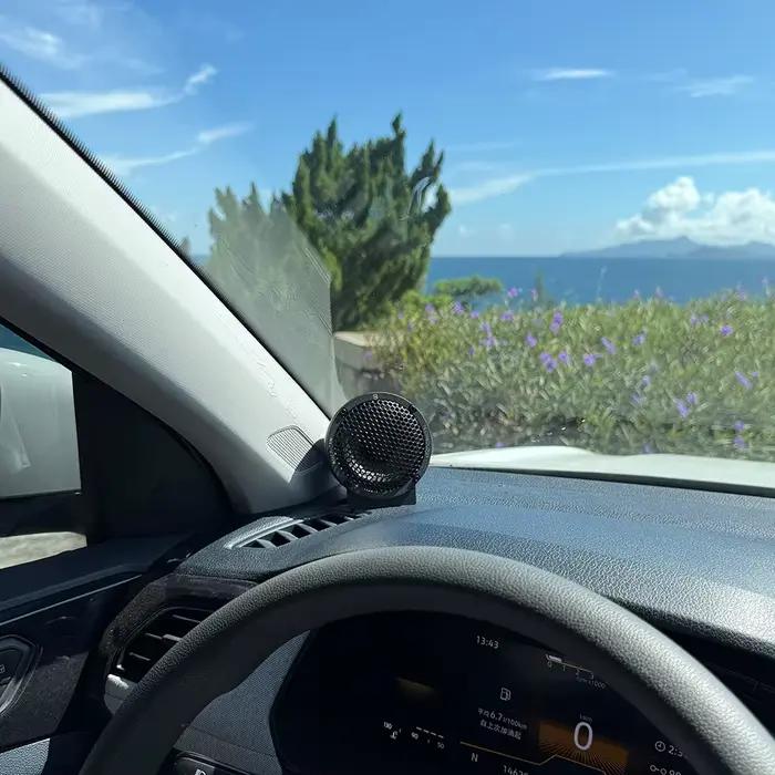 Haut-parleur de voiture en alliage d'aluminium de 3,5 pouces pour expérience sonore premium musique haute qualité installation facile et durable pour amateurs de musique et conducteurs de longues distances