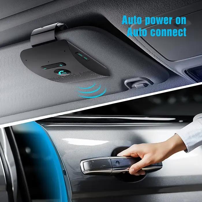 Kit mains libres Bluetooth 5.0 pour voiture