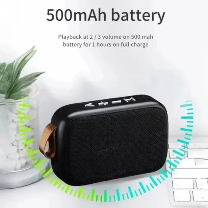 Haut-parleurs de qualité supérieure barre de son Bluetooth 5.0 barre de son sans fil batterie intégrée 500mAh pour extérieur intérieur sportif et utilisation quotidienne