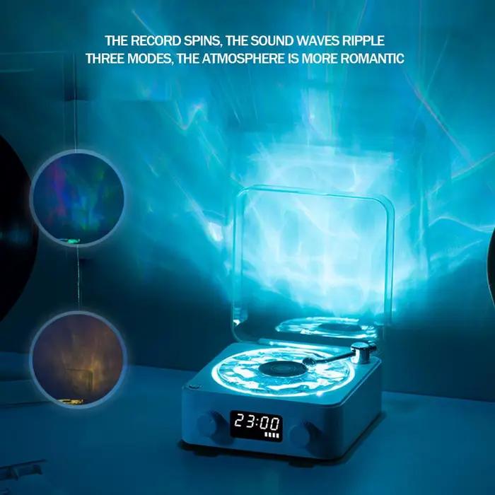 Lecteur de disque vinyle sans fil rétro aide au sommeil haut-parleurs centre de musique bruit blanc W Bluetooth lumière son haut-parleur Surroun M9H9