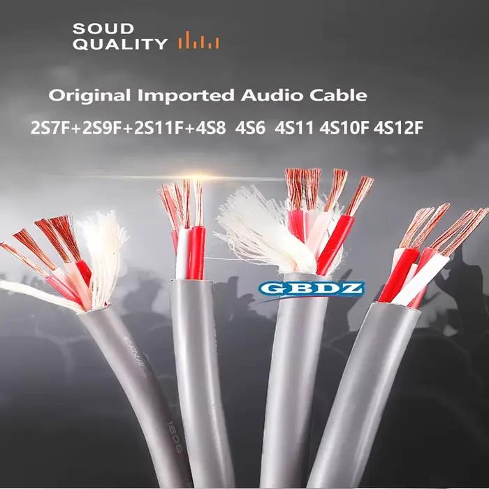 Haut-parleur Audio câble 4 cœurs 4S8 4S6 4S11 2S11F 2S7F +
