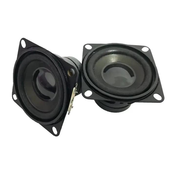 2 pièces 2 pouces haut-parleur Audio Portable 4 Ohm 8 Ohm 10W Mini gamme complète double petit