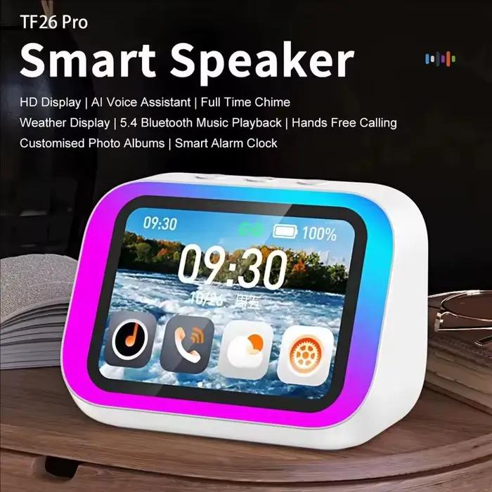 Haut-parleur intelligent Bluetooth 5.4 avec écran tactile HD