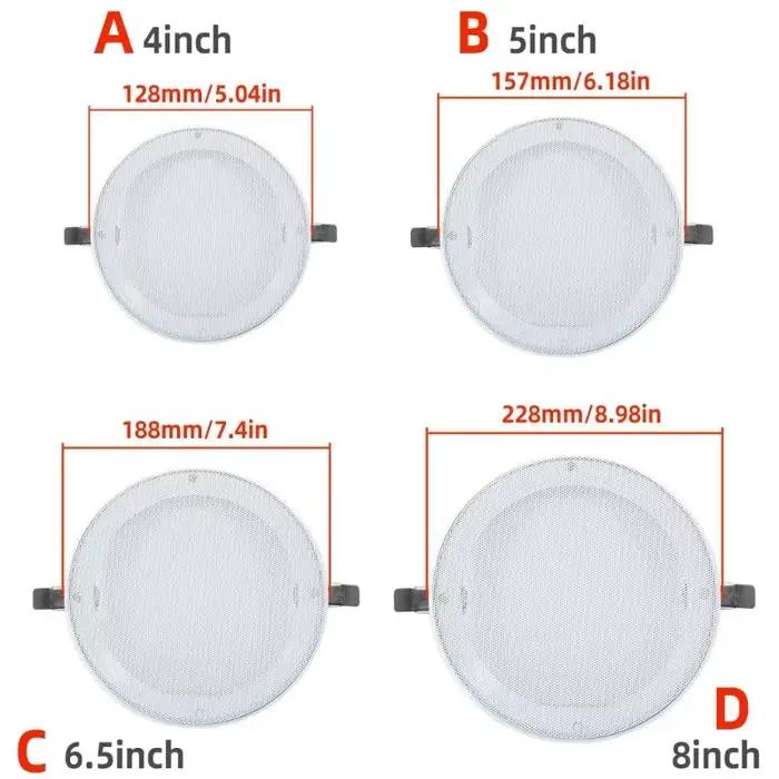 Grille haut-parleur blanche R53C