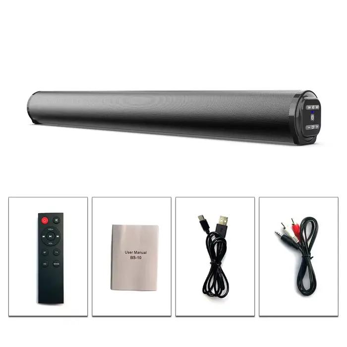 Barre de Son Bluetooth Blaster Pour Maison Cinéma Musique Haute Qualité Sonore Portée Longue Occasions Spéciales