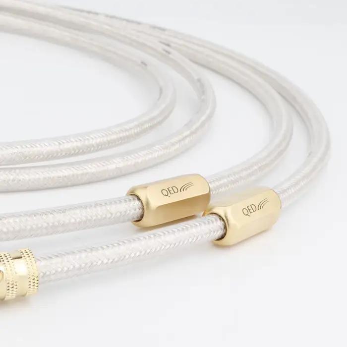 Câble d'amplificateur audio haute fidélité avec connecteurs RCA plaqués or