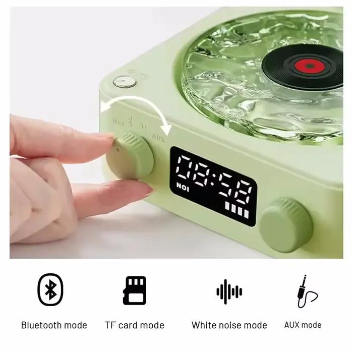 Enceinte Bluetooth sans fil portable avec subwoofer et lampe