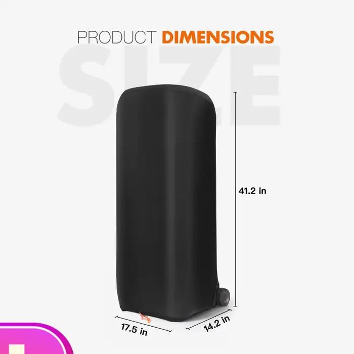 Housse de protection noire pour haut-parleur