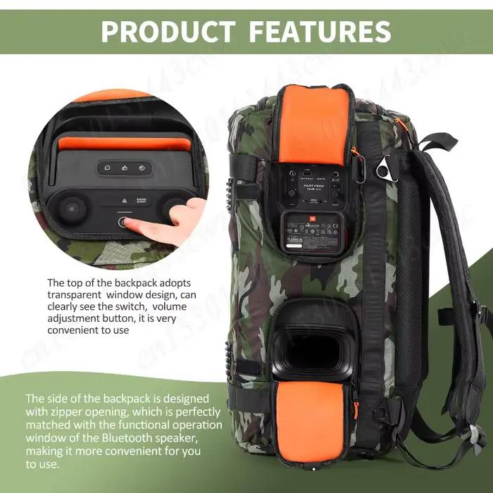 Sac fourre-tout de transport pour haut-parleur portable