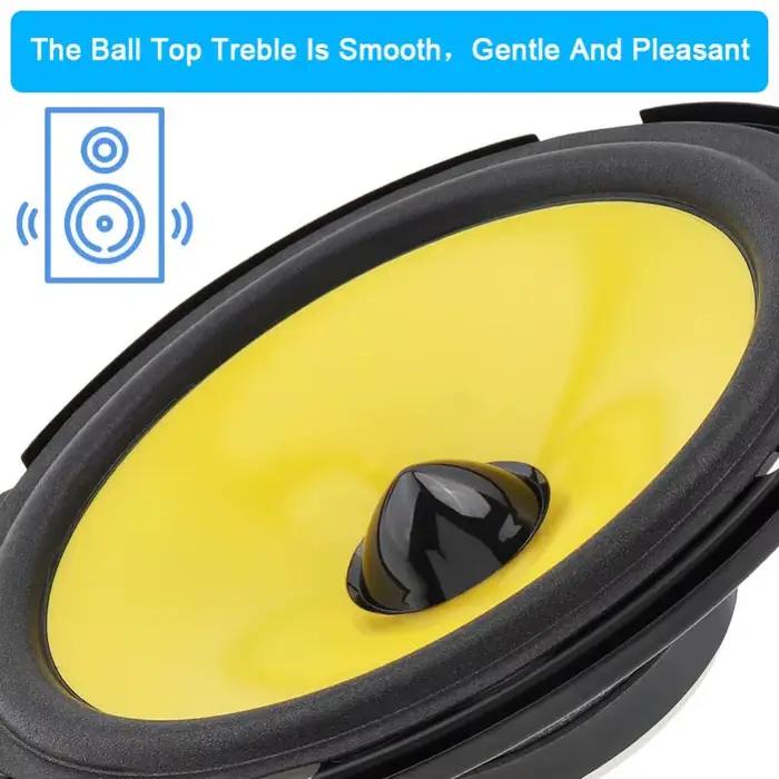 2 pièces 300W 400W 600W 4/5/6 pouces gamme complète fréquence haut-parleurs Audio de voiture lourd mi-basse Ultra-mince haut-parleur modifié