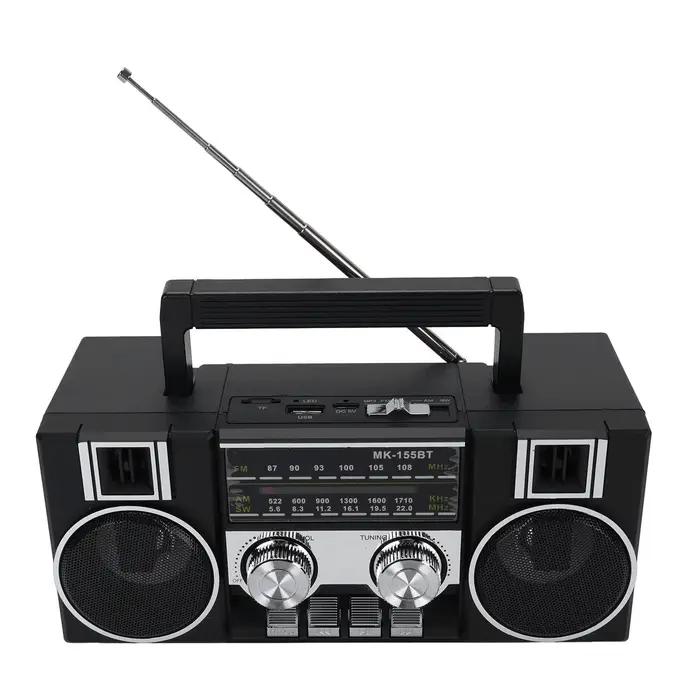 Radio FM AM SW avec haut-parleur Bluetooth rvb